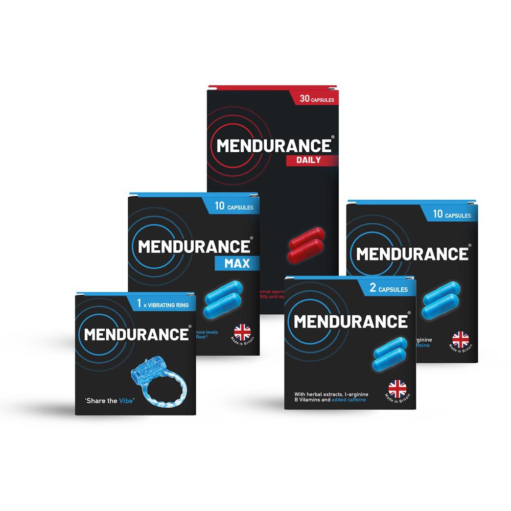 Mendurance supplements product range